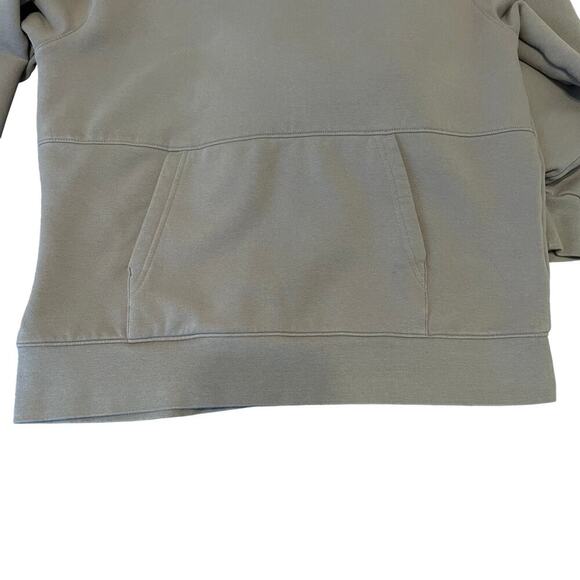 Athleta Retroplush Hoodie in Taupe Pullover Kangaroo Pocket Size S - Picture 5 of 8